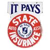 Image 1 : State Insurance Porcelain Sign