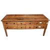 Image 1 : Eight Drawer Country Store Table