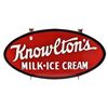 Image 2 : Knowlton's Milk Ice Cream Porcelain Sign