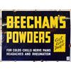 Image 2 : Beecham's Powders Porcelain Sign
