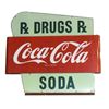 Image 2 : Coca-Cola RX Drugs Porcelain Sign