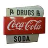 Image 1 : Coca-Cola RX Drugs Porcelain Sign