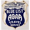 Image 2 : Blue List Travel Porcelain Sign