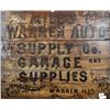 Image 1 : Warren Auto Wood Sign