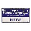 Image 1 : Postal Telegraph Porcelain Sign