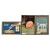 Image 1 : Three Self Framed Tin Ham & Bacon Signs