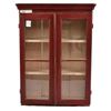 Image 1 : Red Painted Hanging Cupboard