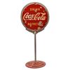 Image 1 : Coca-Cola Lollipop Porcelain Sign