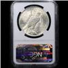 Image 3 : NGC 1922-p Peace Dollar $1 Graded ms62 By NGC