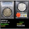 Image 1 : PCGS 1900-p Morgan Dollar $1 Graded ms64 By PCGS