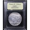 Image 4 : ***Auction Highlight*** 1934-p Peace Dollar $1 Graded Choice+ Unc By USCG (fc)