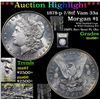 Image 1 : ***Auction Highlight*** 1878-p 7/8tf Vam 33a Morgan Dollar $1 Graded GEM++ Unc By USCG (fc)