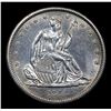 Image 2 : ***Auction Highlight*** 1841-p Seated Half Dollar 50c Graded Select Unc+ PL By USCG (fc)