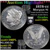 Image 1 : ***Auction Highlight*** 1878-cc Morgan Dollar $1 Graded Select Unc DMPL By USCG (fc)