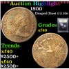 Image 1 : ***Auction Highlight*** 1800 Draped Bust Half Dime 1/2 10c Graded xf By USCG (fc)