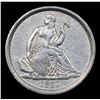 Image 2 : ***Auction Highlight*** 1837 No Stars Large Date Seated Liberty Dime 10c Graded Select AU By USCG (f