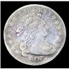 Image 2 : ***Auction Highlight*** 1807 JR-1 Draped Bust Dime 10c Graded f, fine By USCG (fc)