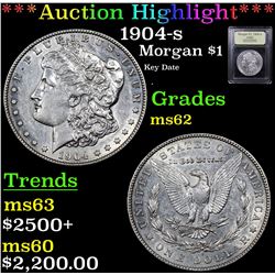 ***Auction Highlight*** 1904-s Morgan Dollar $1 Graded Select Unc By USCG (fc)