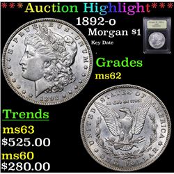 ***Auction Highlight*** 1892-o Morgan Dollar $1 Graded Select Unc By USCG (fc)