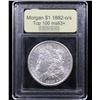 Image 4 : ***Auction Highlight*** 1882-o/s Top 100 Morgan Dollar $1 Graded Select+ Unc By USCG (fc)
