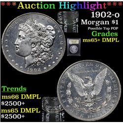 ***Auction Highlight*** 1902-o Morgan Dollar $1 Graded GEM+ DMPL By USCG (fc)