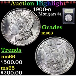 ***Auction Highlight*** 1900-o Morgan Dollar $1 Graded GEM+ Unc By USCG (fc)