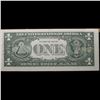 Image 3 : ***Auction Highlight*** 2013 $1 Dollar Star Note Double Error Insufficent Ink Off Center Error Curre