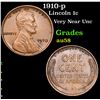 Image 1 : 1910-p Lincoln Cent 1c Grades Choice AU/BU Slider
