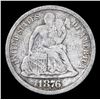 Image 2 : 1876-cc Seated Liberty Dime 10c Grades f details
