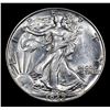 Image 2 : 1942-p Walking Liberty Half Dollar 50c Grades Choice AU/BU Slider