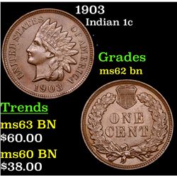 1903 Indian Cent 1c Grades Select Unc BN