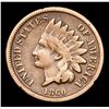 Image 2 : 1860 Indian Cent 1c Grades vf++