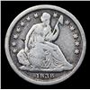 Image 2 : 1838 Large Stars Seated Liberty Dime 10c Grades f+