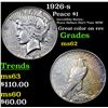 Image 1 : 1926-s Peace Dollar $1 Grades Select Unc