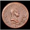 Image 2 : 1863 Washington Civil War Token 1c Grades f+