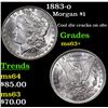 Image 1 : 1883-o Morgan Dollar $1 Grades Select+ Unc