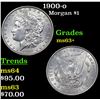 Image 1 : 1900-o Morgan Dollar $1 Grades Select+ Unc