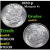 Image 1 : 1889-p Morgan Dollar $1 Grades Select+ Unc