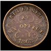 Image 2 : 1863 Oliver Boutwell Civil War Token 1c Grades vf++