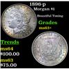 Image 1 : 1896-p Morgan Dollar $1 Grades Select+ Unc