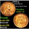 Image 1 : 1926-p Lincoln Cent 1c Grades Choice+ Unc RD
