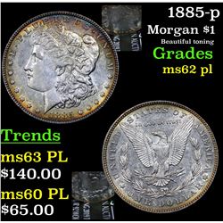1885-p Morgan Dollar $1 Grades Select Unc PL