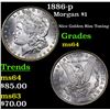 Image 1 : 1886-p Morgan Dollar $1 Grades Choice Unc
