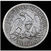 Image 3 : 1853-p Arrows & Rays Seated Half Dollar 50c Grades f+