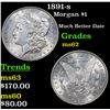 Image 1 : 1891-s Morgan Dollar $1 Grades Select Unc