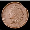 Image 2 : 1863 indian Mint Error Civil War Token 1c Grades Select AU