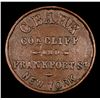 Image 2 : 1863 New York Civil War Token 1c Grades Select AU