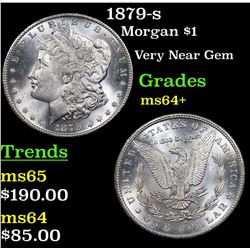 1879-s Morgan Dollar $1 Grades Choice+ Unc