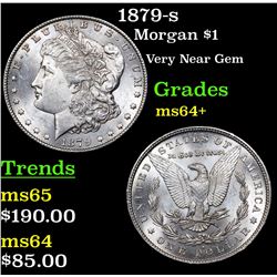 1879-s Morgan Dollar $1 Grades Choice+ Unc