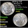 Image 1 : 1878-p 7tf Morgan Dollar $1 Grades Select Unc